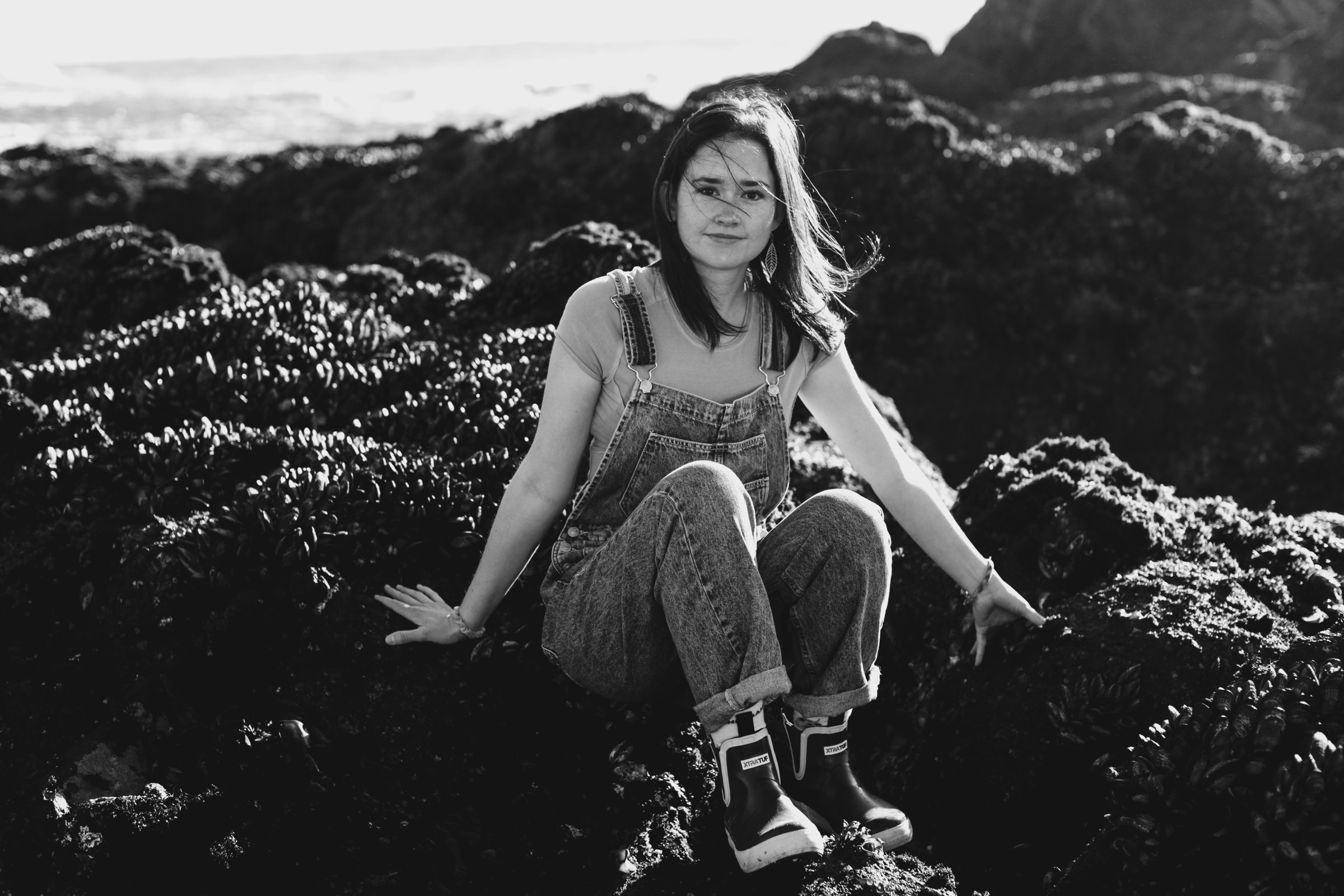 Madi at the tidepool